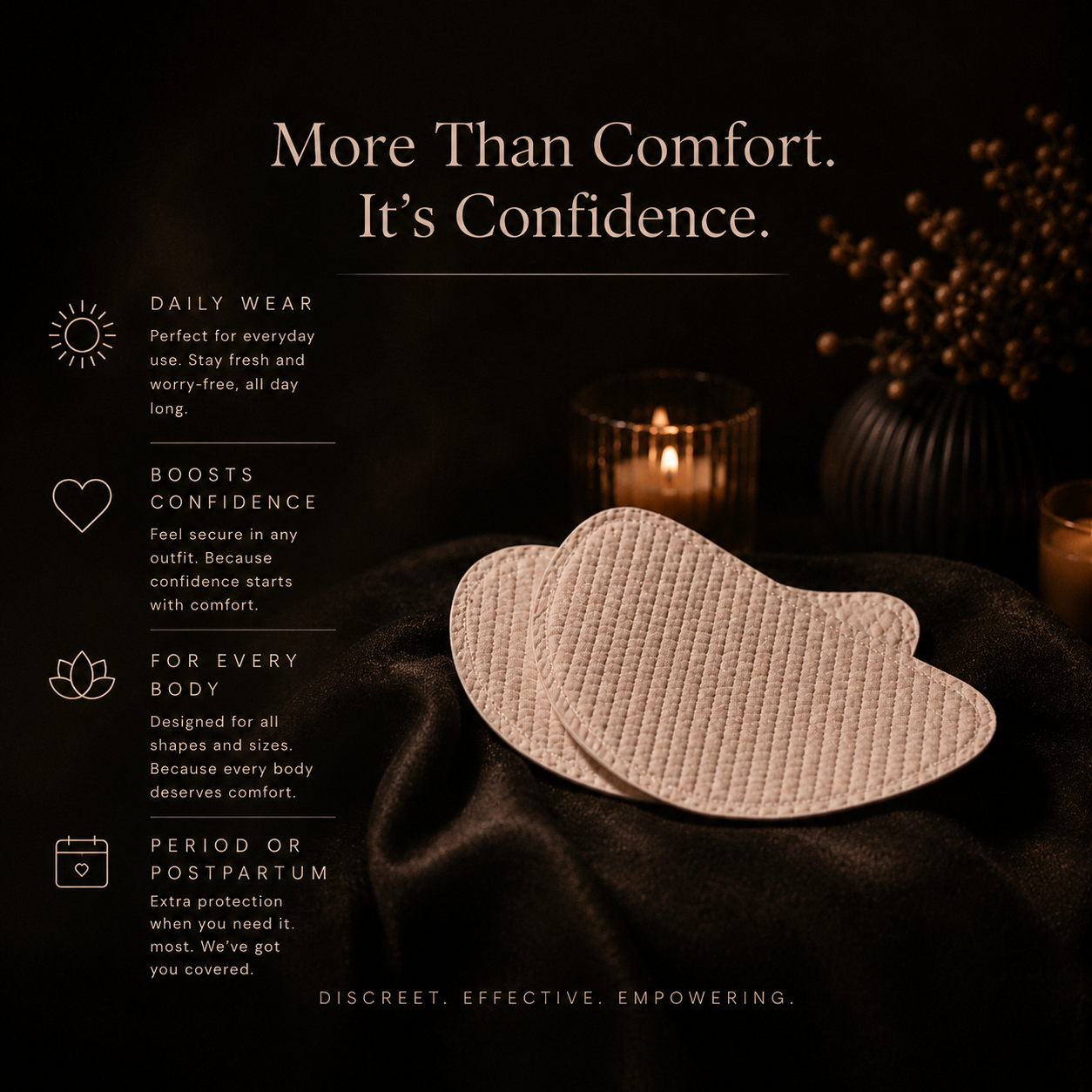 Under Bust Comfort Pads